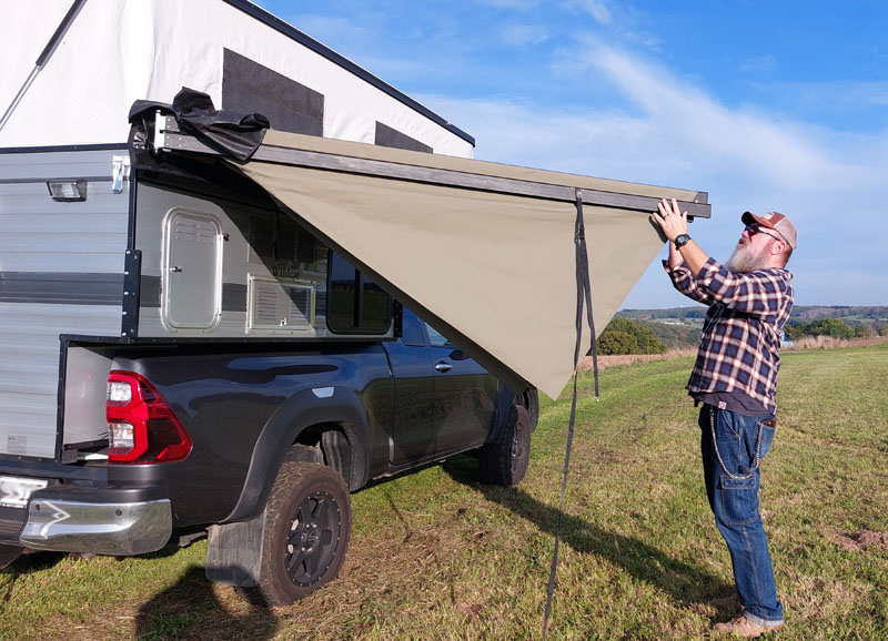 Four Wheel Camper Wildcat Camper Batwing Awning