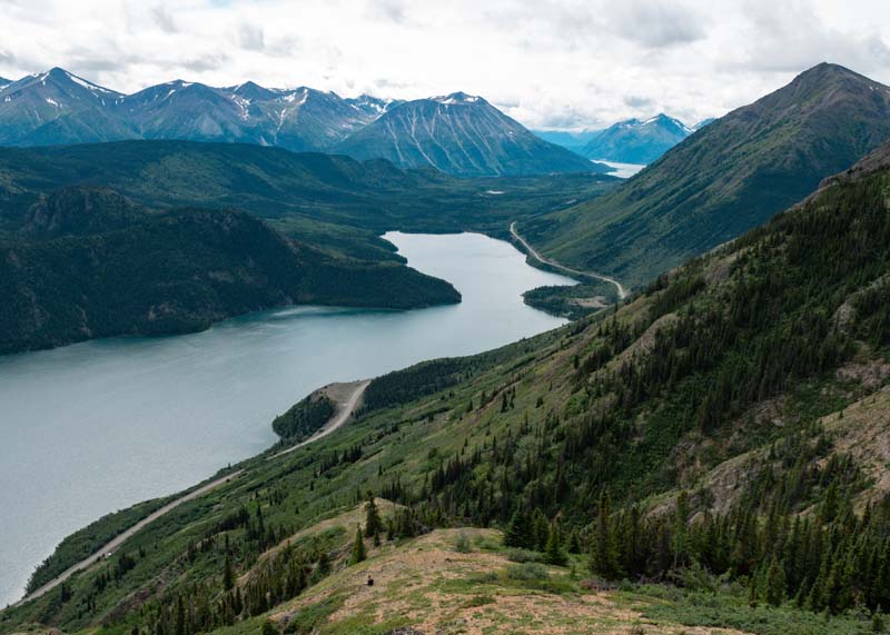 Highway 2 From Carcross Yukon To Skagway Alaska