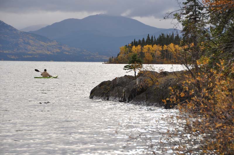 Kayaking On Lake Laberge