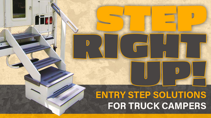 Entry Step Solutions For Truck Campers