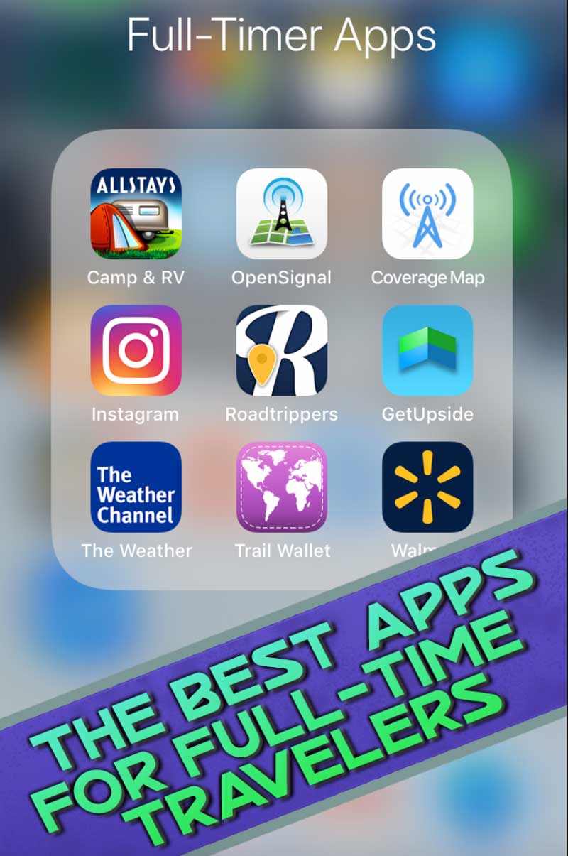 Full Time RV apps