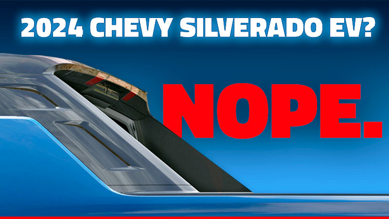 Chevy EV Nope