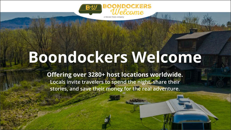 Boondockers Welcome Website