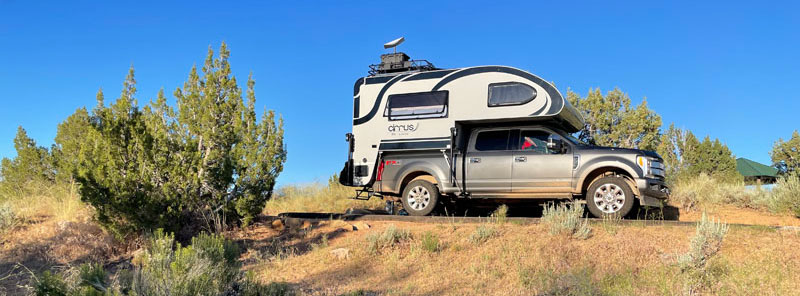 Cirrus 820 And F350 Harvest Hosts Rig