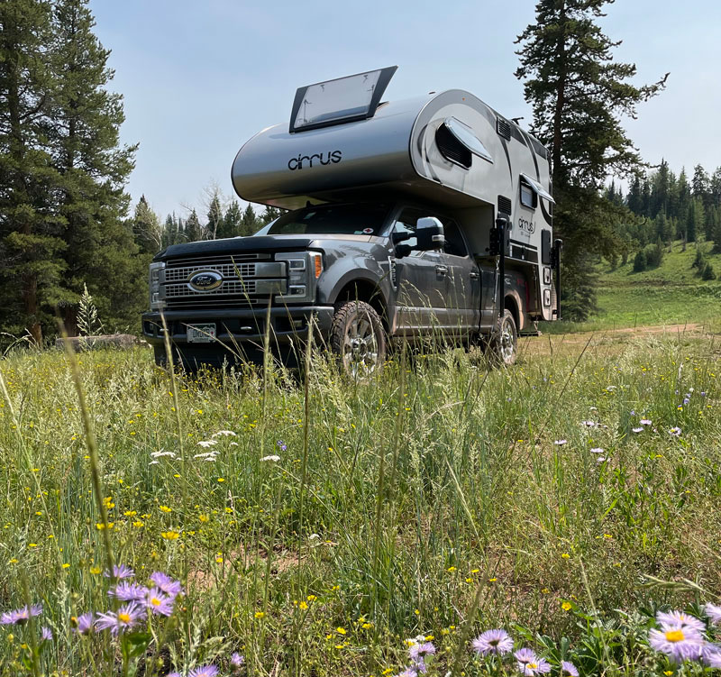 Cirrus 820 Boondocking Harvest Hosts
