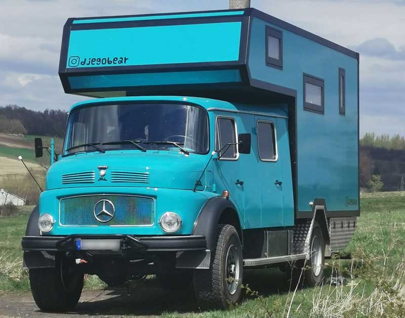 Completed Truck Camper