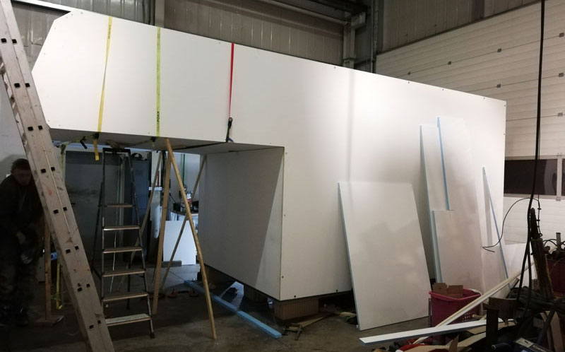 Djobear Camper Being Built
