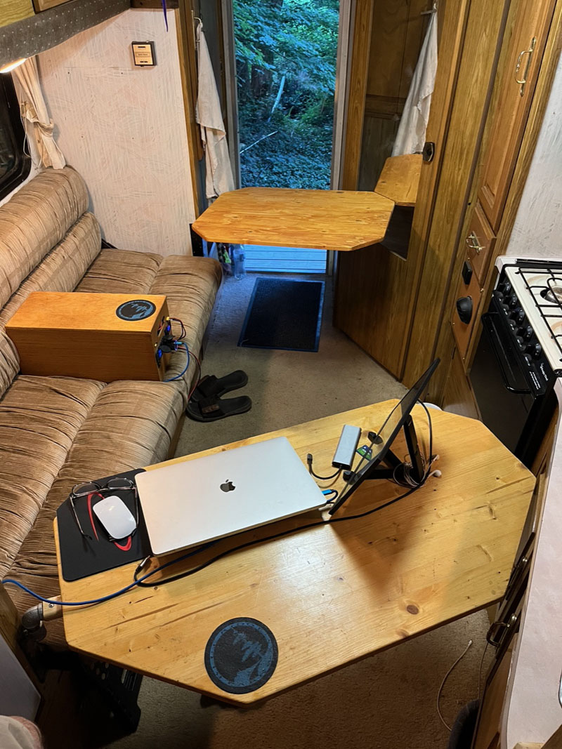 Dual Table System For Campers