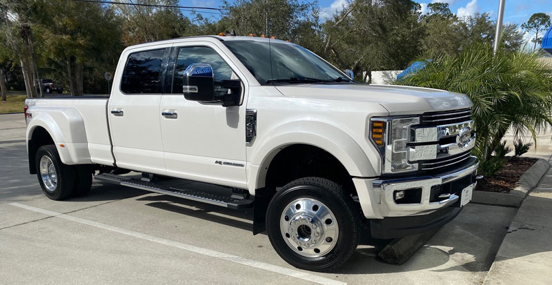 New Ford Truck F450 After Fire