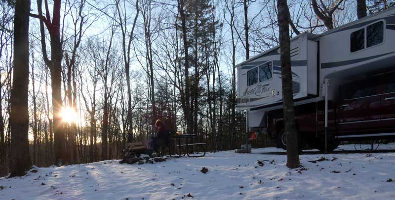 Camping At Silent Lake Provincial Park