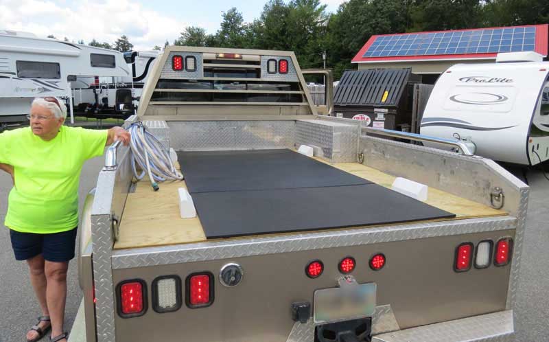 Ford F550 Truck Bed Modification Complete Werner