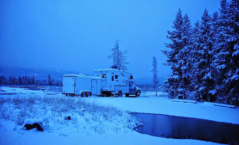 Grand Teton National Park in the winter