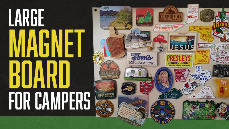 Magnet Board For RVs and Campers