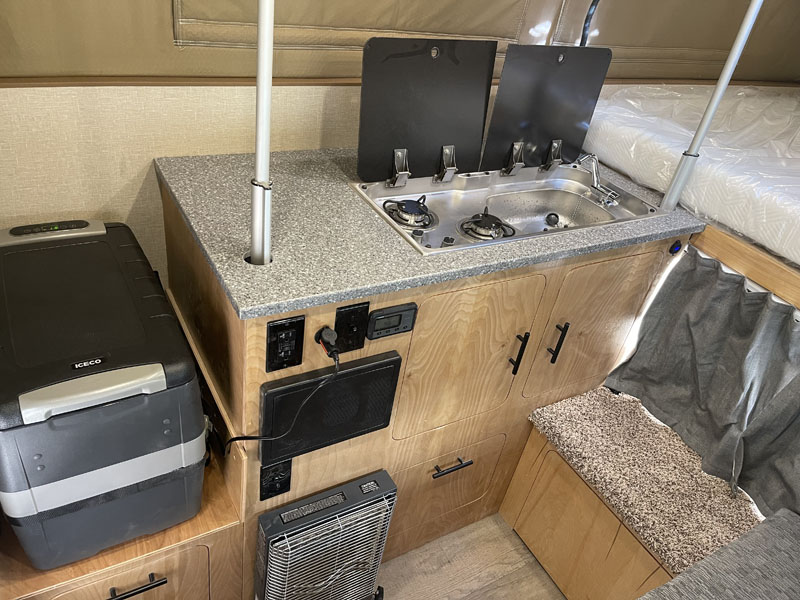 Phoenix Camper Stealthy Mini Kitchen Interior