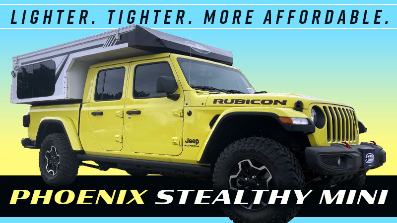 Phoenix Stealthy Mini Pop Up Truck Camper