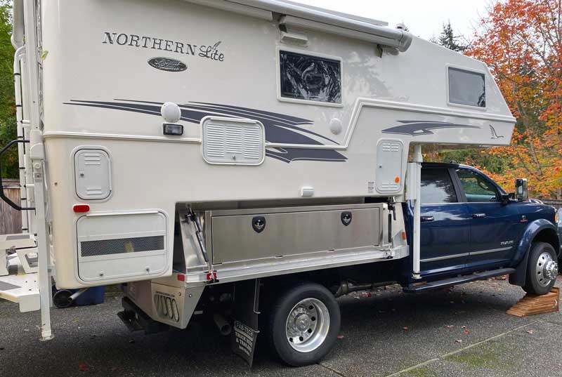 Ram 5500 Northern Lite Camper Truck Broadside