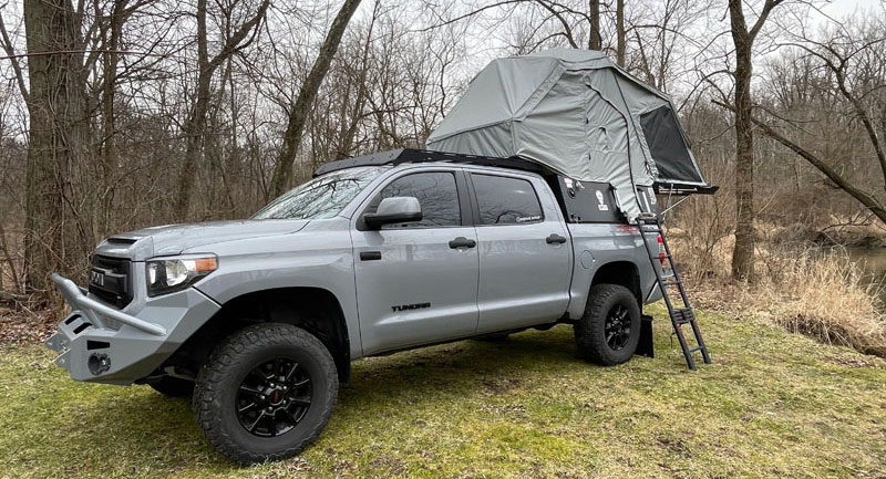 Skinny Guy 5.5 Camper Set Up To Camp