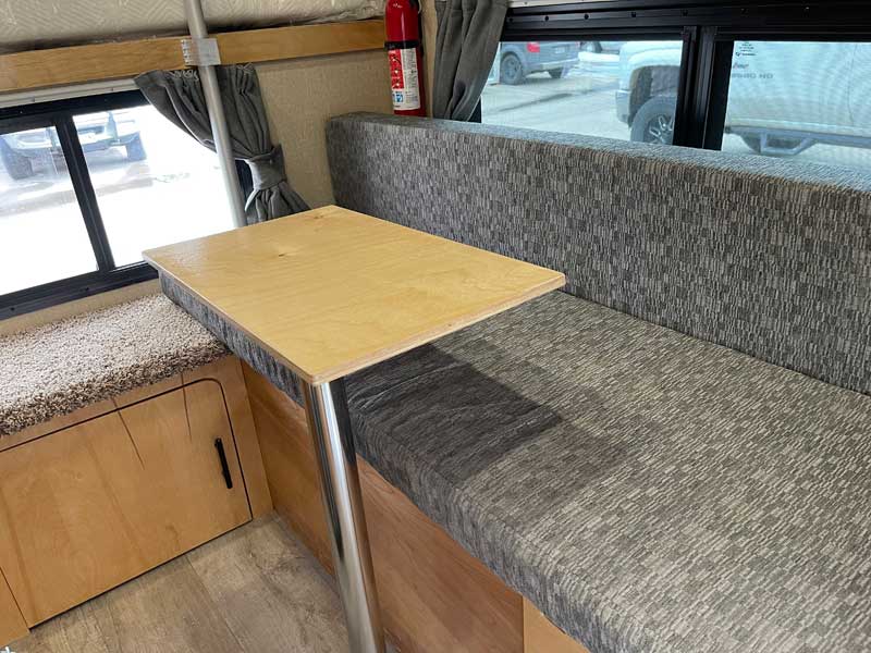 Table In Stealthy Mini Camper By Phoenix