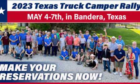 2023 Texas Truck Camper Rally Announcement