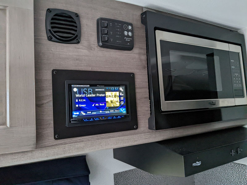 Camper Stereo Upgrade Completed Install