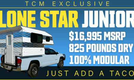 Capri Lone Star Junior Truck Camper For Mid Size Trucks