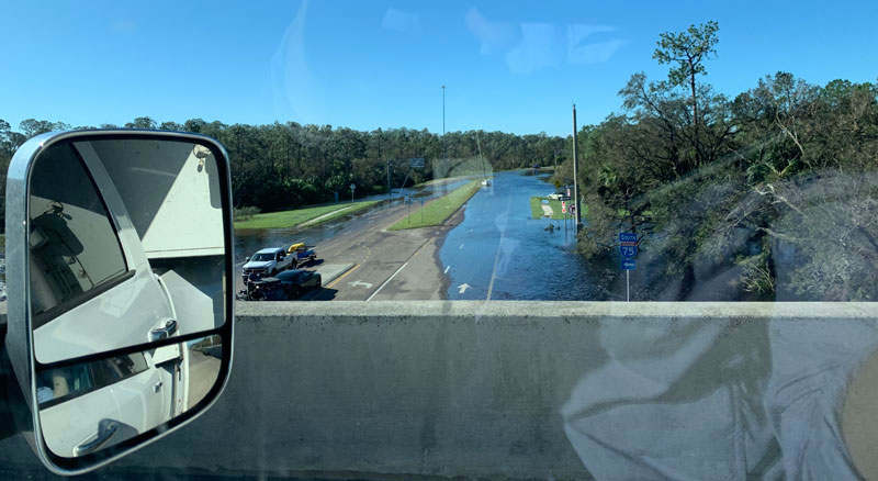 Florida I75 After Hurricane Our Exit