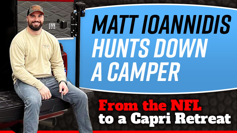 Matt Ioannidis Carolina Panthers owns a Capri Camper