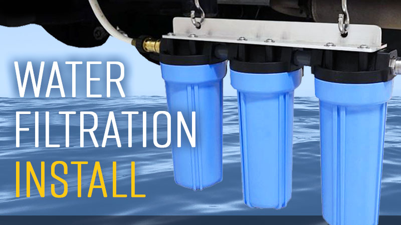 RV Water Filtration Installation