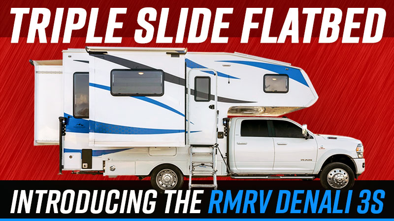 Rugged Mountain RV Launches Denali Triple-Slide Flatbed Camper