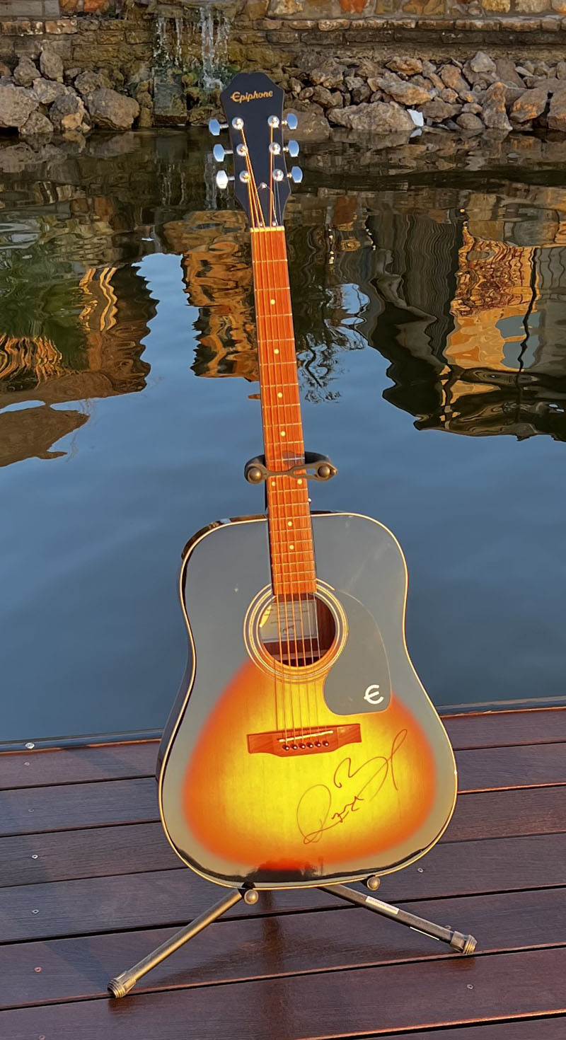 Ryan Bingham Signed Guitar