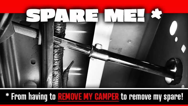 Spare Me Remove Camper Spare Tire