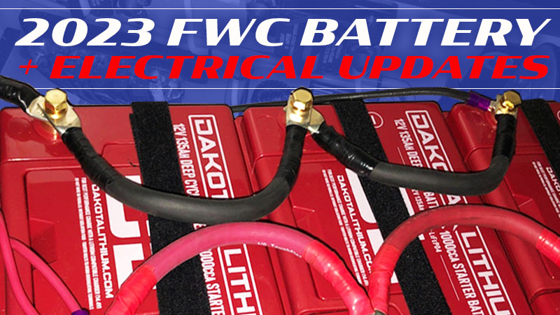 2023 Four Wheel Camper Electrical Updates