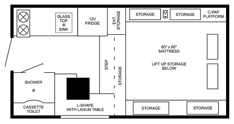 2023 Northstar 650SC Floor Plan Design