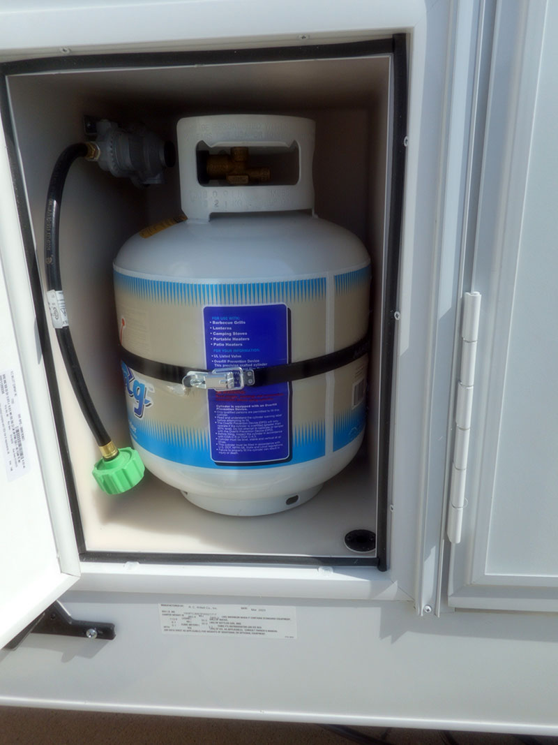 2023 Northstar 650SC Propane Compartment