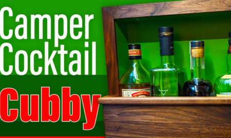 Camper Cocktail Cubby For a RV or Camper