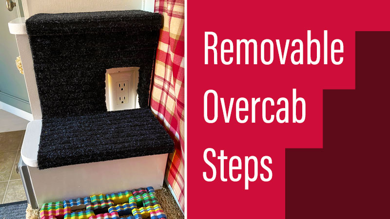 Removable Cabover Steps For Campers