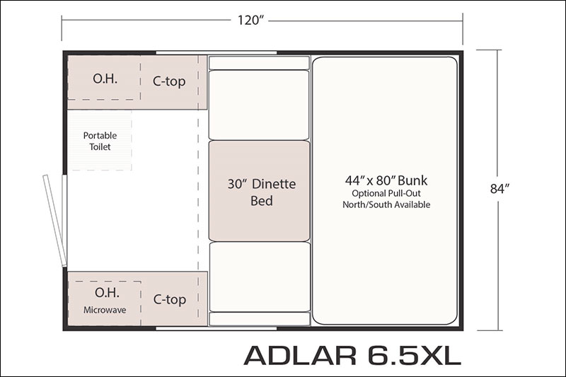 Soaring Eagle Adlar 6.5 XL Floor Plan