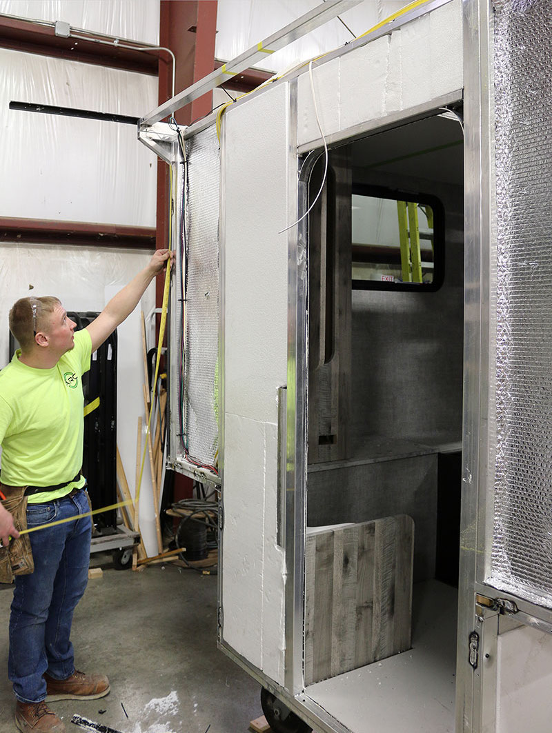 Soaring Eagle Adlar Installing Insulation