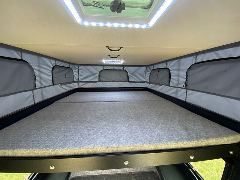 Soaring Eagle OVX Interior Cabover Bed Extended