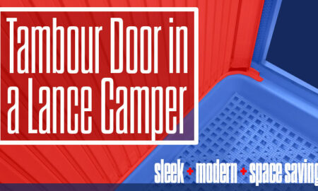 Tambour Door In a Lance Truck Camper