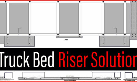 Truck Bed Riser Solution for Truck Camper