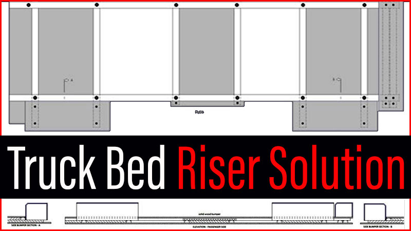 Truck Bed Riser Solution for Truck Camper