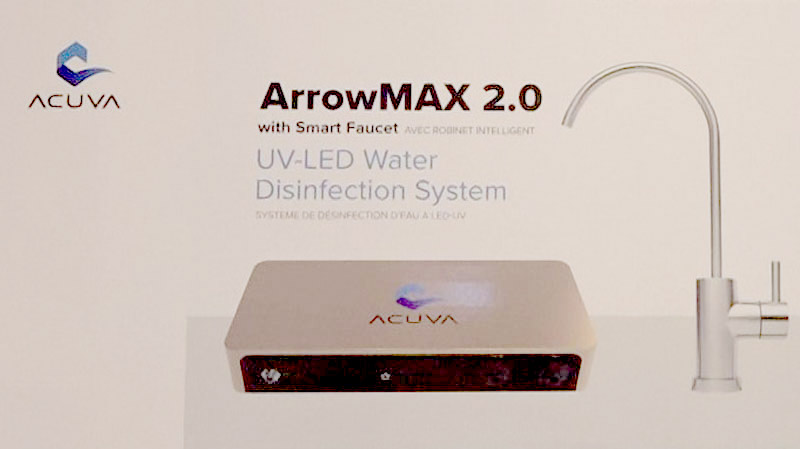 UV Sterilized Drinking Water For RV ACUVA ArrowMax 2 Water Disenfecting System