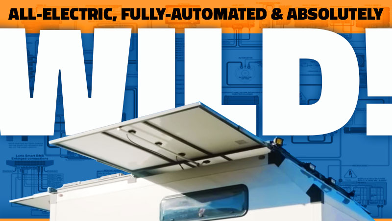 Wild Automated All Electric truck camper