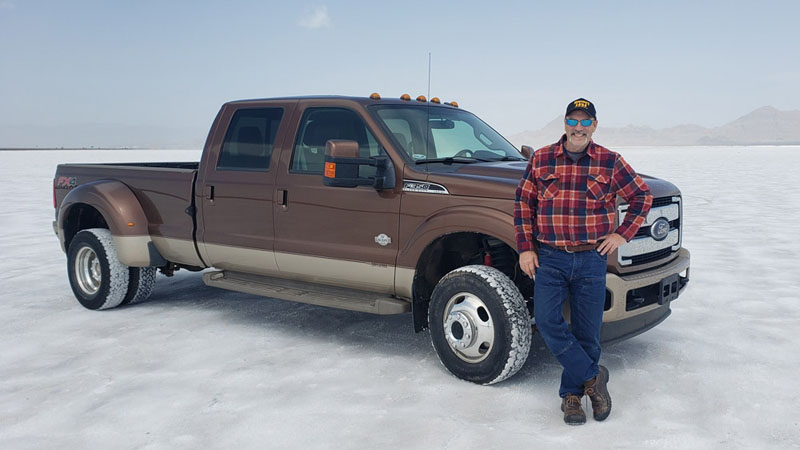 New Truck At Bonniville On Way Home