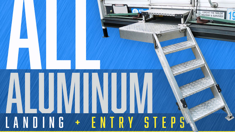 All Aluminum Landing Entry Steps