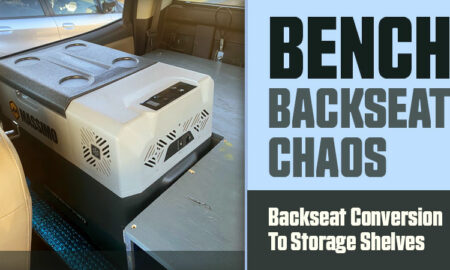 Backseat Conversion To Storage Shelves