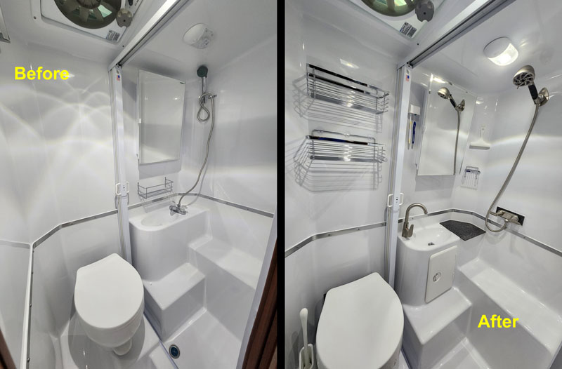 Bathroom Remodel 1 Before And After