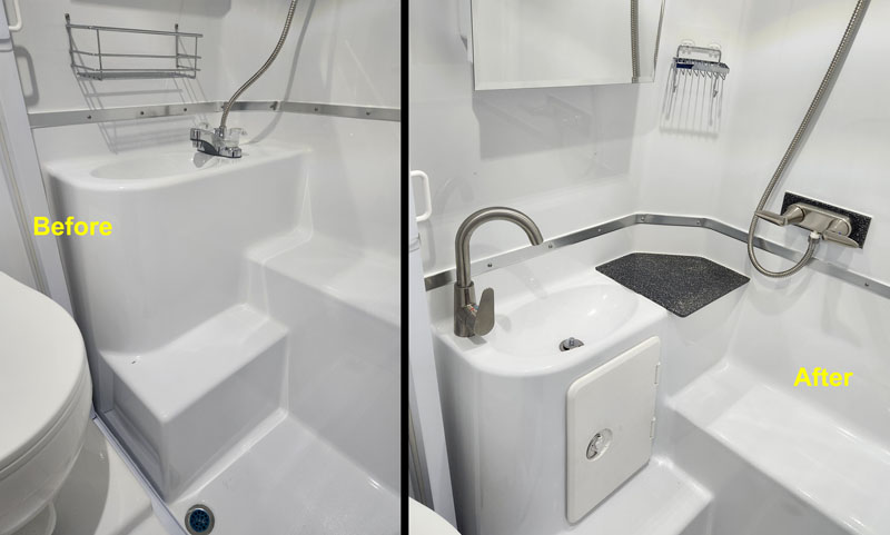 Bathroom Remodel 2 Before And After