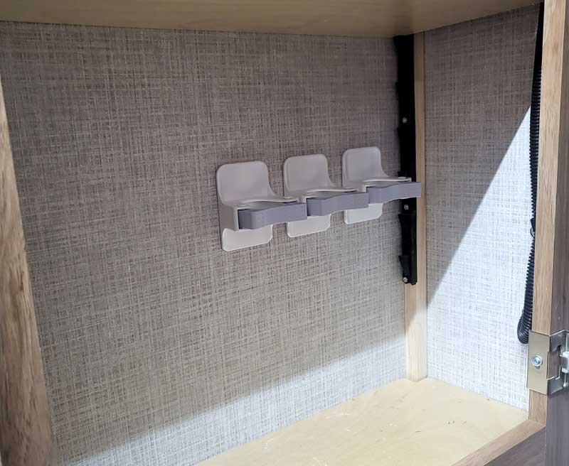 Broom Handle Holders For Coffee Supplies